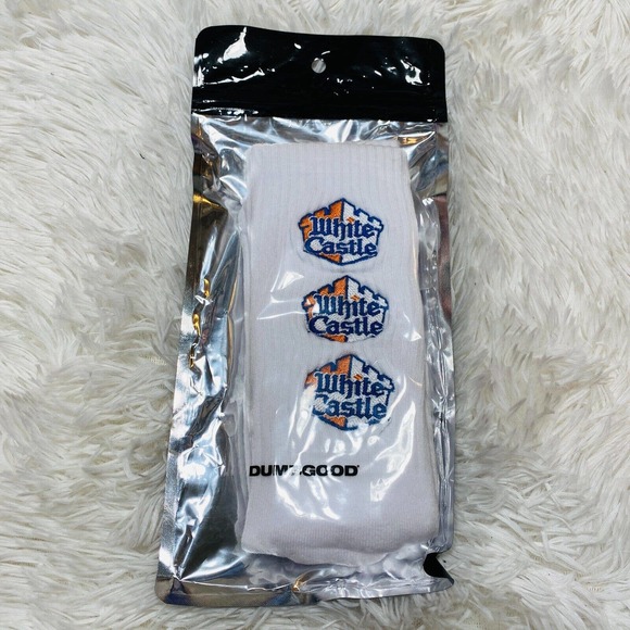 WHITE CASTLE MENS CREW SOCKS - Picture 1 of 2